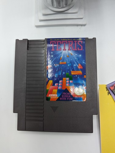 Nintendo NES Tetris Game, Box, Sleeve, Foam Insert, Poster & Manual 1989 Tested - Picture 5 of 17