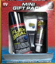 Flex Seal Mini Gift Pack- FLEX SEAL SPRAY, FLEX GLUE, FLEX TAPE As Seen On TV,