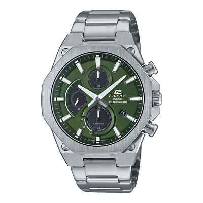 Casio Edifice Herrenuhr Solar Saphirglas Grün 10BAR EFS-S570D-3AUEF