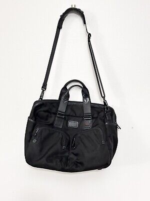 Tumi “Everett” Essential Tote – Black Distressed Leather Tumi “Everett” Essential Tote – Black Distressed Leather