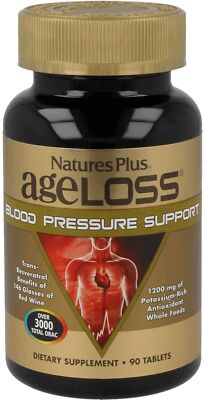 Natures Plus AgeLoss Blood Pressure Support- 90 Tabletten (451,65 EUR/kg)