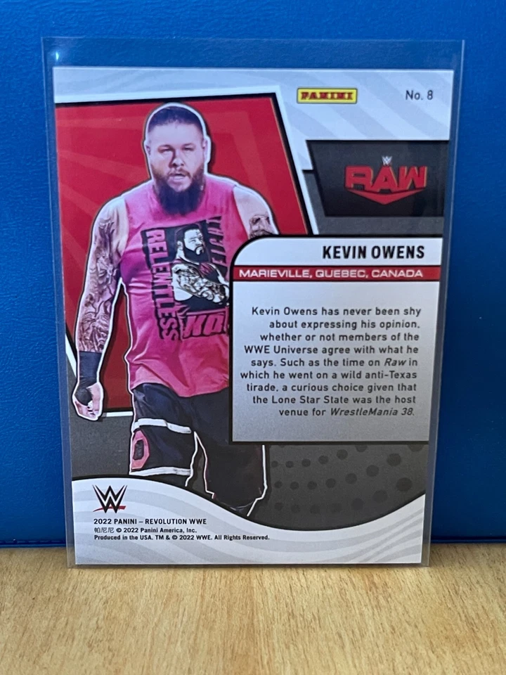 2022 Revolution WWE #8 Kevin Owens - Image 2 of 2