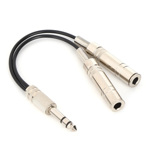 para instrumentos musicales de línea de guitarra eléctrica con cable de 6,35 mm a doble de 6,35 mm | eBay