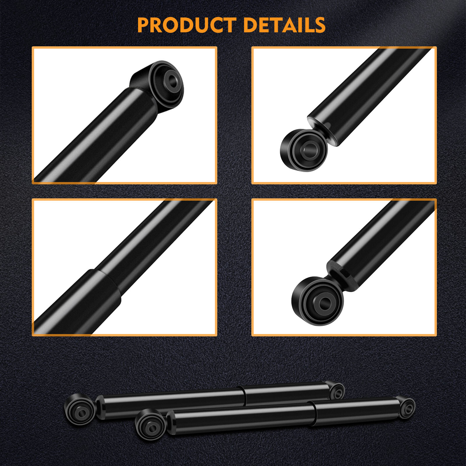 2 Rear Struts Shocks Absorbers For Infiniti QX4 Nissan Pathfinder 96 ...