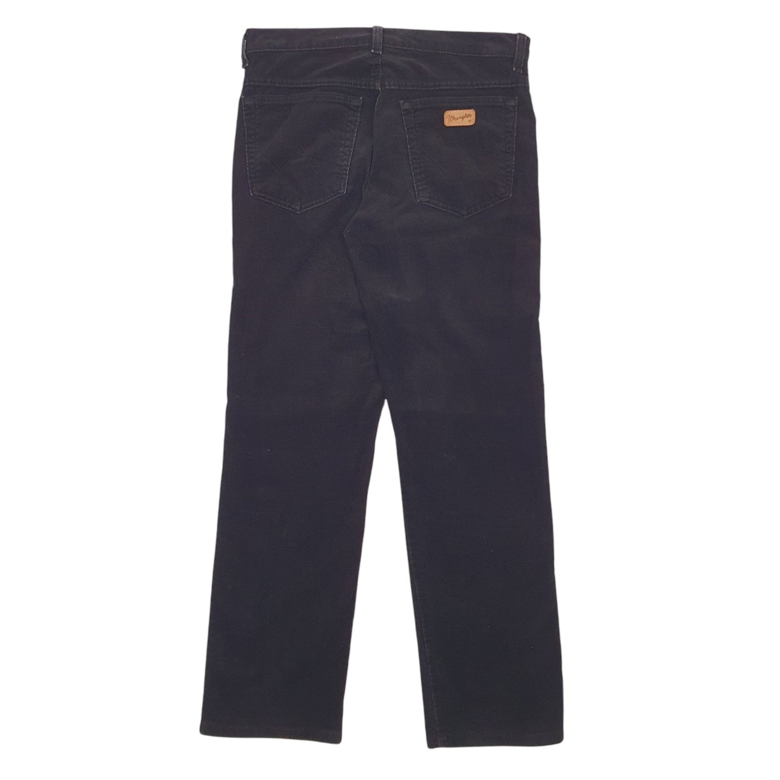WRANGLER Corduroy Trousers Cord Jeans Cotton Blend Black Mens W31 L34 image 3