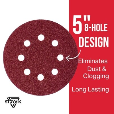 70 Pack 5 inch Sanding Discs Hook and Loop Pads  [Clearance Sale]
