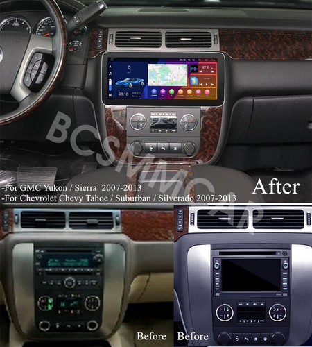 Stereo Radio Multimedia Player Fit For 2007-2013 Chevy Suburban Silverado Tahoe - Picture 4 of 13