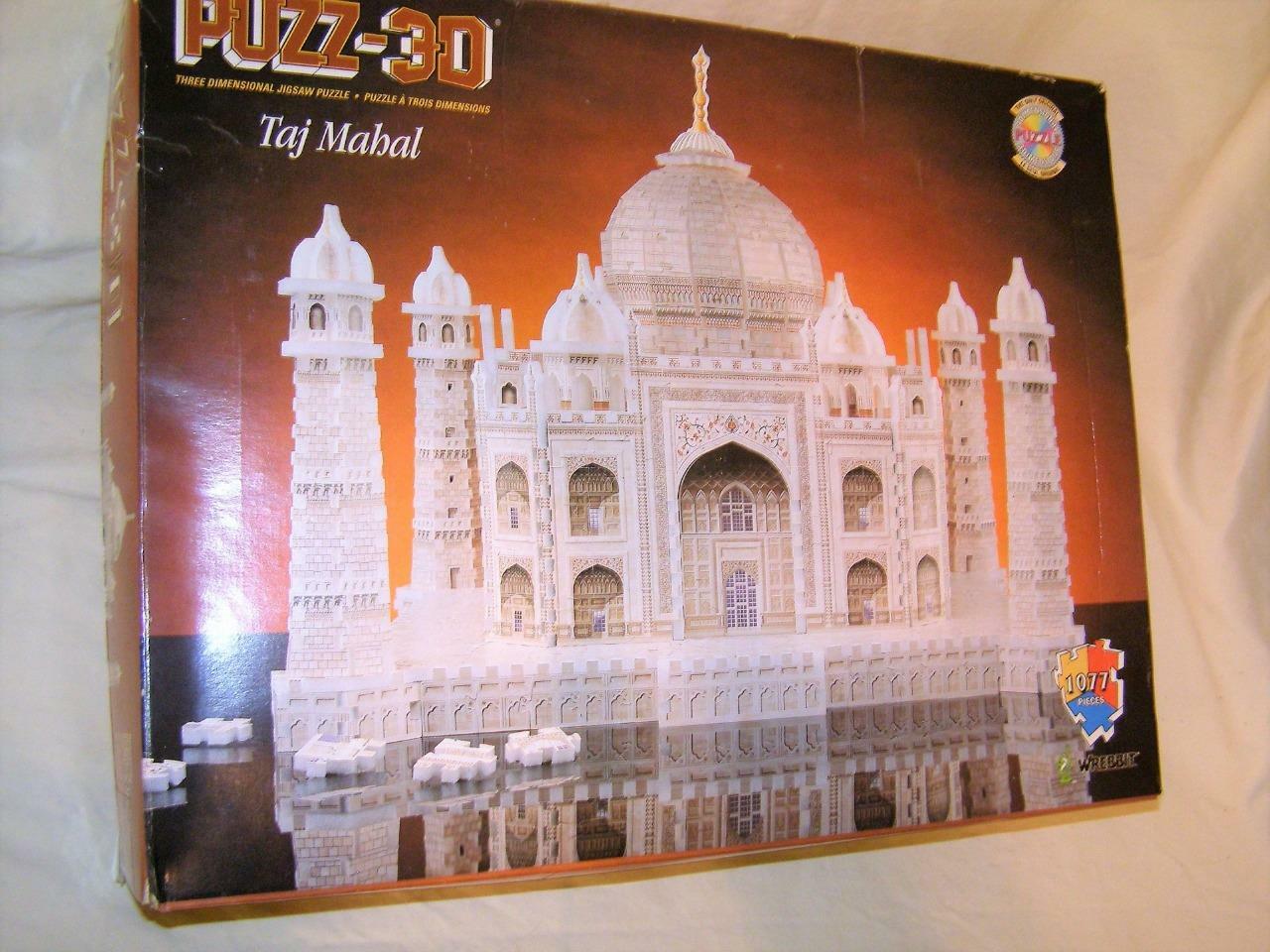 The Taj Mahal 3d Puzzle 1995 Jigsaw 1077 Piece - Complete Preowned  772666008125 | eBay