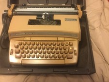 Smith Corona Coronet Super 12 Coronamatic Typewriter Brown with Case thumbnail