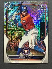 Camilo Diaz 2023 Bowman Chrome #BCP-186 1st Bowman Mojo Refractor Houston Astros