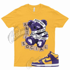 ANTI T Shirt for Dunk High Purple Yellow Court Gold Home Team Away 95 Lebron 1
