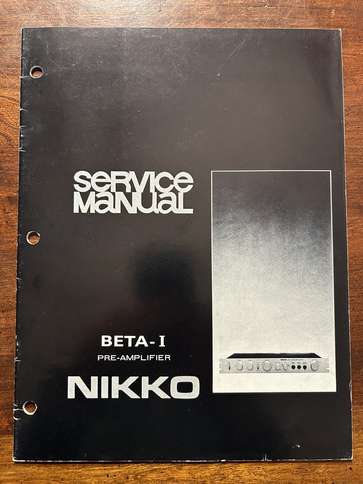 Nikko Beta-I Beta I Pre-Amplifier Preamp Service Manual Original Genuine Rare
