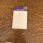 Tent Place Cards 50 White Silver Edges Folding Paper Hallmark NEW Wedding Party — photo 2