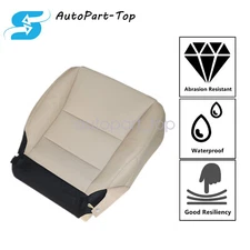 Driver Bottom Replacement Leather Seat Cover Tan For Honda Accord Sedan LX 13-17