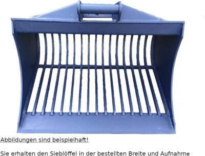 Siebrechen, Gitterlöffel, Sieblöffel, Siebschaufel, 100cm MS01 in