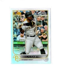 2022 Topps Chrome Refractor Rodolfo Castro Parallel Rookie Card #7 Pirates RC