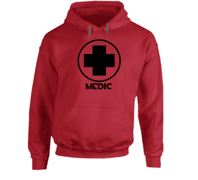 Team Fortress Medic Red Team Video Game Fan Hoodie