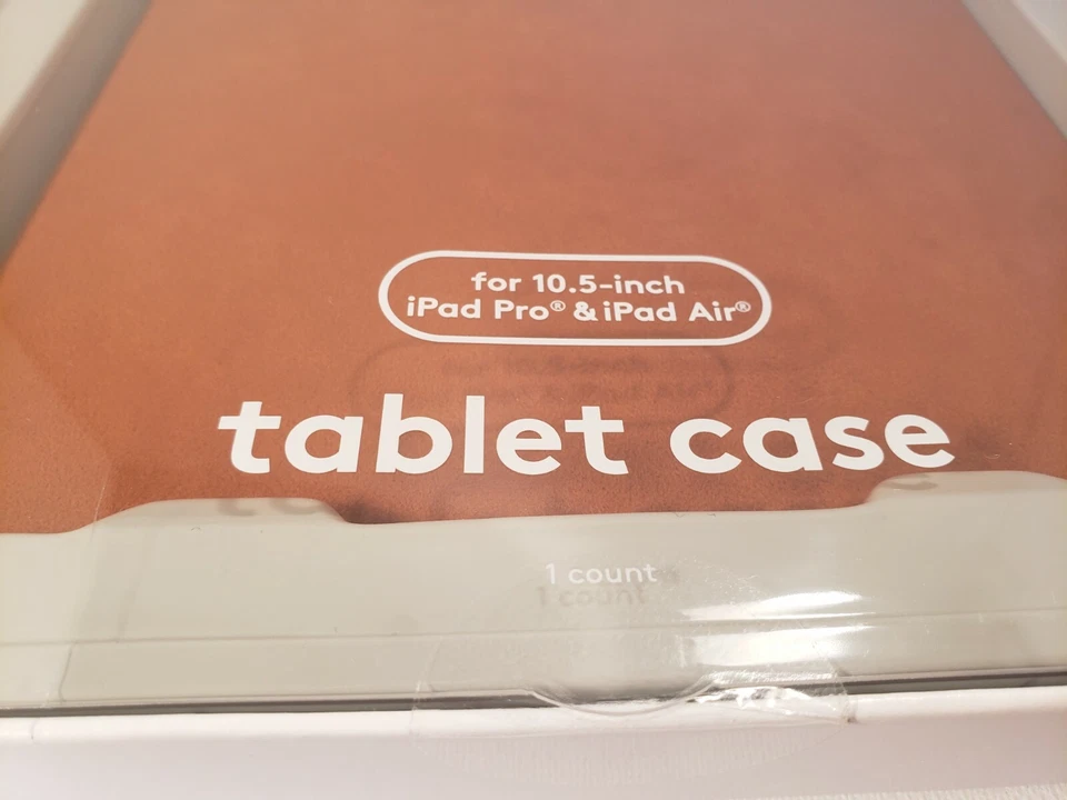 heyday Faux Suede Case for 10.5-inch iPads Tablet. (Tan) any-angle Stand. - Image 2 of 4