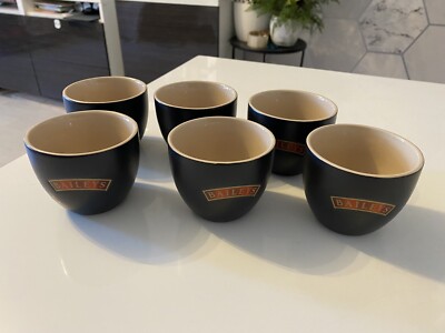 Baileys Irish Cream handlose Porzellan Tassen x 6
