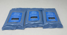  3 Pack Neutrogena Makeup Remover Cleansing Face Wipes Towelettes Travel Size