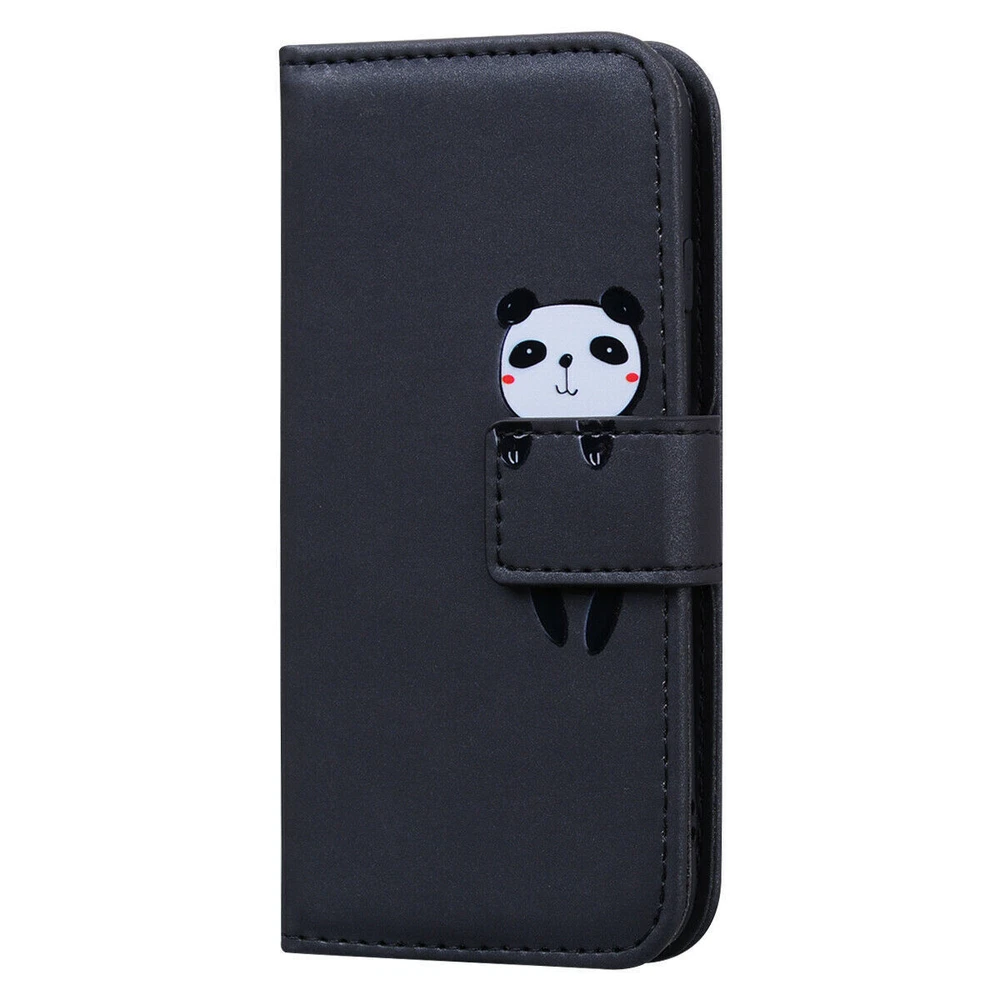 Leather Wallet Flip Phone Case for iPhone 15 14 13 Pro Max 12 11 Xs XR Cover