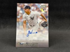 2023 TOPPS STADIUM CLUB GREG WEISSERT SCBA-GW ROOKIE AUTO NEW YORK YANKEES RC