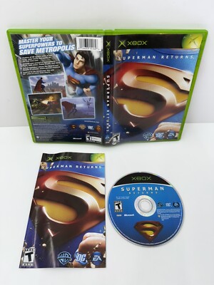 Superman Returns: The Video Game (Microsoft Xbox, 2006) CIB, Resurfaced & Tested