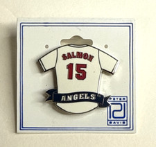 MLB Tim Salmon California Angels Jersey Lapel Pin VTG