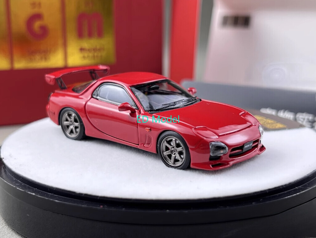 ミニカー PGM Mazda RX-7 FD3S 1/64 PGM Models 1:64 Mazda RX-7 (FD3S) in Yellow Ordinary Version