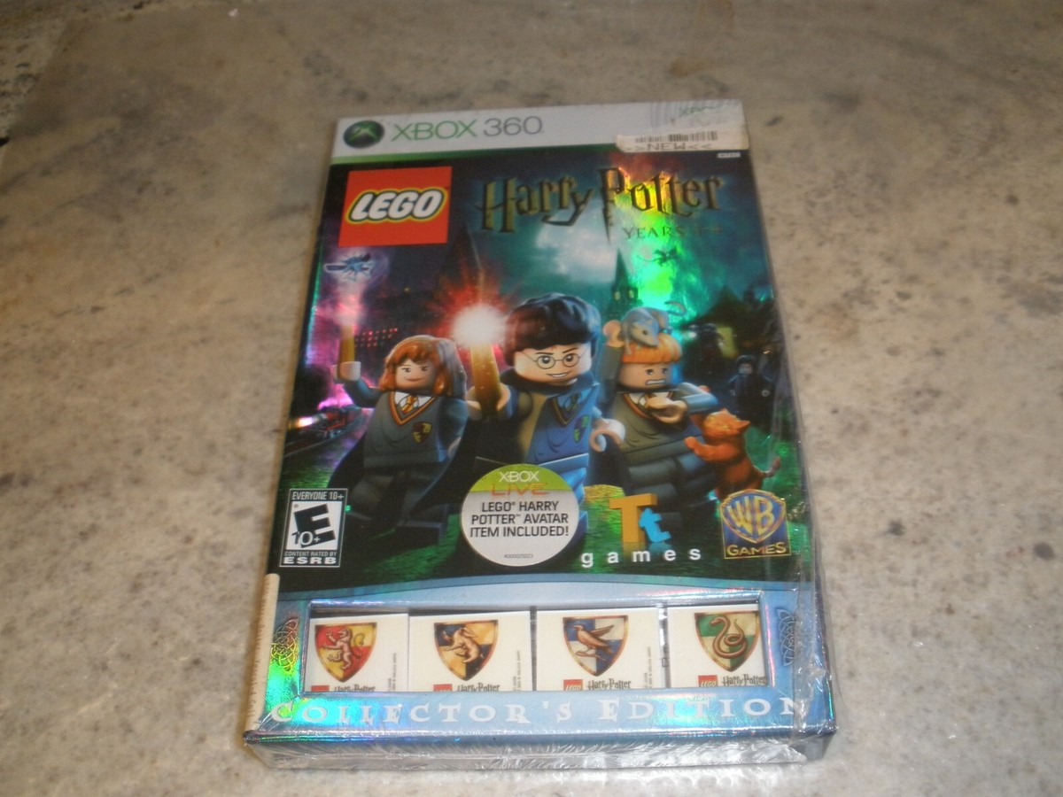 NEW SEALED XBOX 360 LEGO HARRY POTTER YEARS 1-4 COLLECTOR'S EDITION