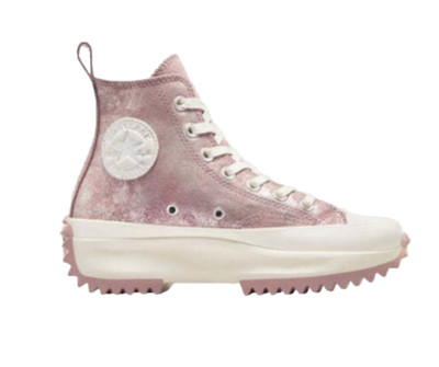 SIZE 11 MENS / 12.5 WOMENS Run Star Hike High Platform Suede Pink Taupe A11578C