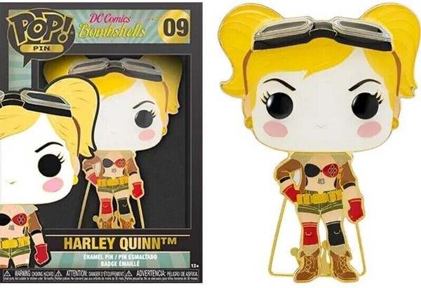 Funko Pop! Dc Comics Bombshells - Harley Quinn Tm - Pin 10-image