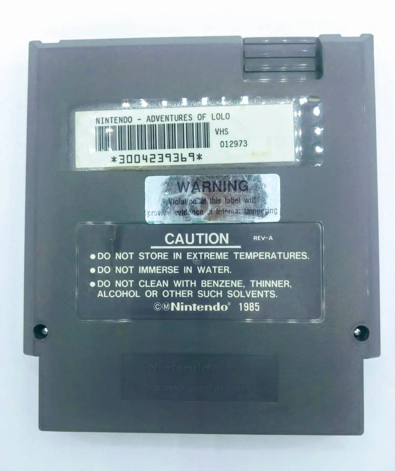 Adventure of LOLO Loose Cartridge Retro Video Game Vintage NES Nintendo - Image 2 of 2