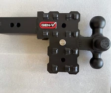 GEN-Y GH-2433X Tow Hitch Adjustable 5" Drop Phantom-X 16k Capacity 2.5" Receiver
