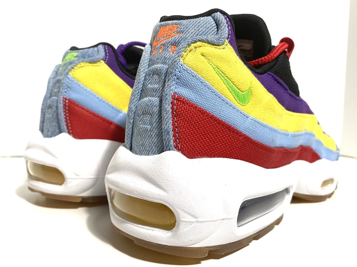 靴 Nike Air Max 95 Multicolor NIKE AIR MAX 95 SP MULTI COLOR PSYCHIC BLUE CHROME YELLOW CK5669