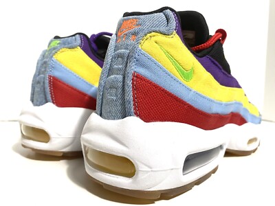 NIKE AIR MAX 95 SP MULTI COLOR PSYCHIC BLUE CHROME YELLOW CK5669