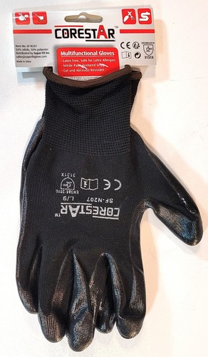 Corestar nitrile coated L/9 multifunctional gloves latex free grip palms  - Picture 2 of 2