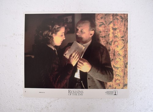 1993 The Remains De Le Jour Film Original Lobby Cartes 25.4cm X 20.3cm Set 8 - Afbeelding 10 van 13