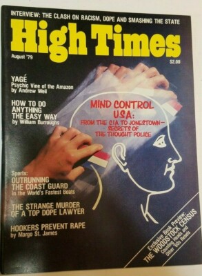 HIGH TIMES WOODSTOCK VINTAGE AUGUST 1979 MARIJUANA MAGAZINE NOS WEED ...