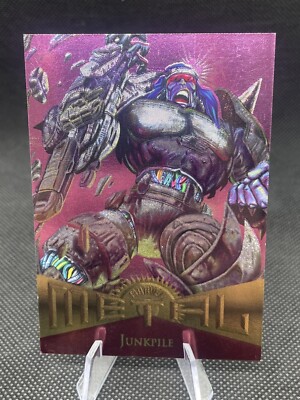 1995 Fleer Marvel Metal MCU #48 Junkpile FOIL Crisp