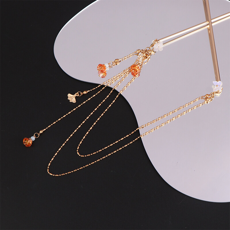 Retro Double Strand Hairpins Hair Accessories Chinese Style Nunchaku