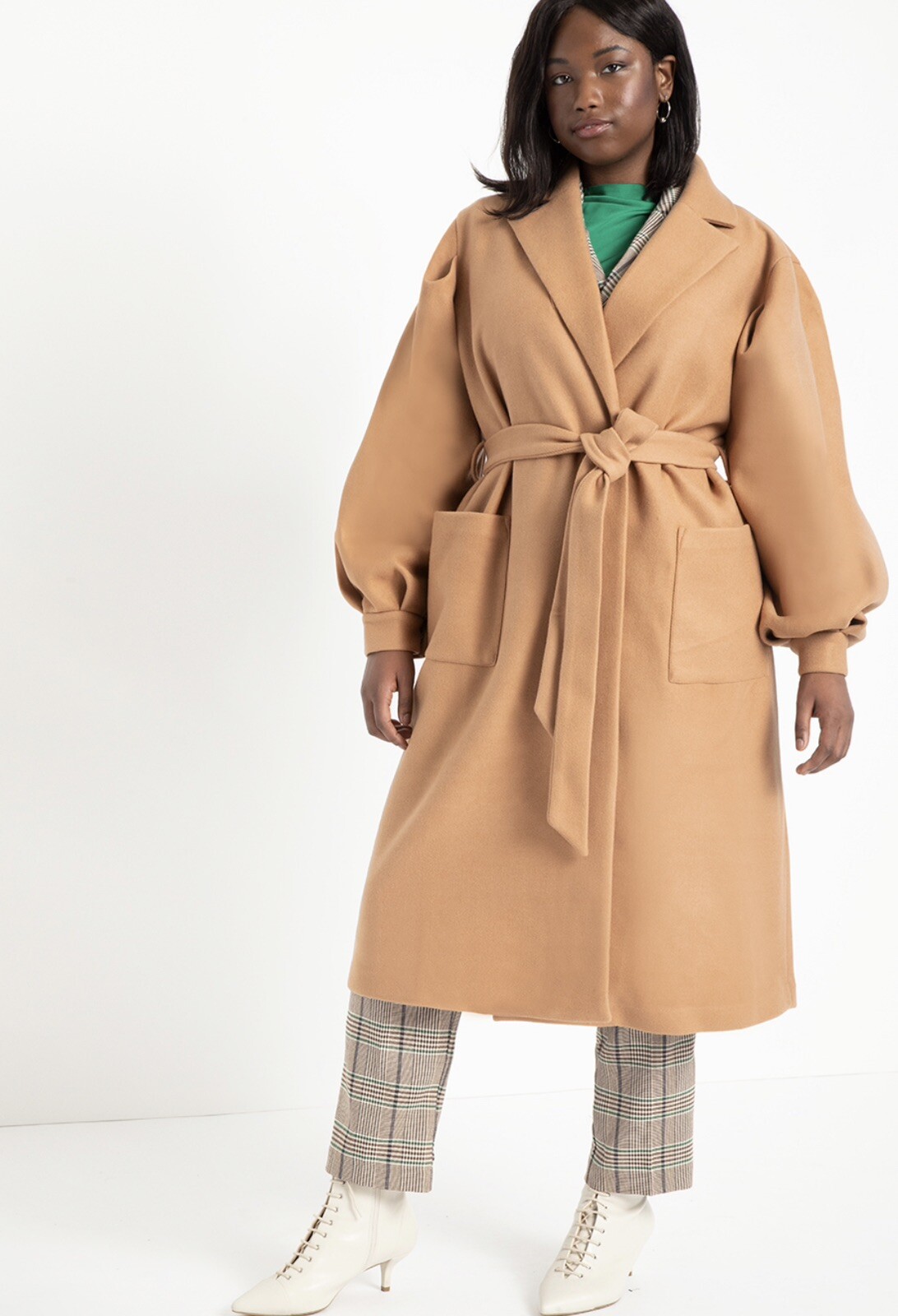 camel robe coat