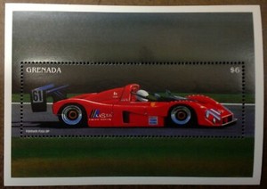 VINTAGE CLASSICS - Grenada 1996 - Cars, Ferrari - Souvenir Sheet - MNH