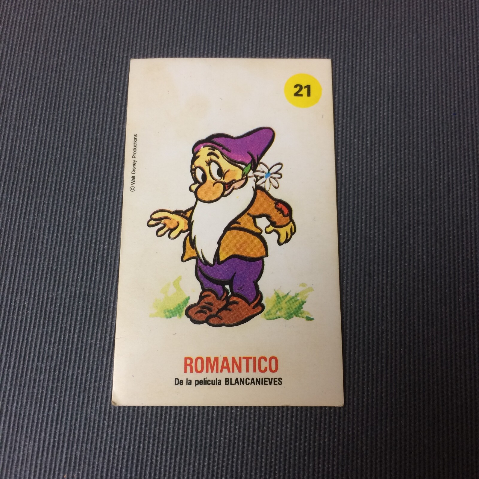 LOS AMIGOS DE MICKEY | Romántico| PLASTICROMO nº21 | PASTELITO | 1979 DISNEY