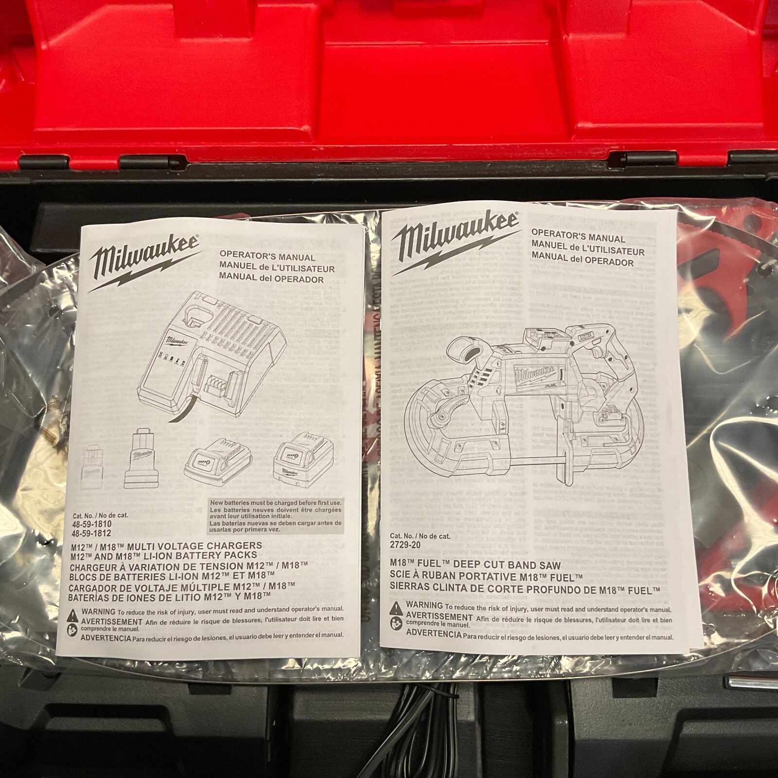 Milwaukee 2729-21 M18 Fuel Deep Cut Variable Speed Band Saw Kit NEW