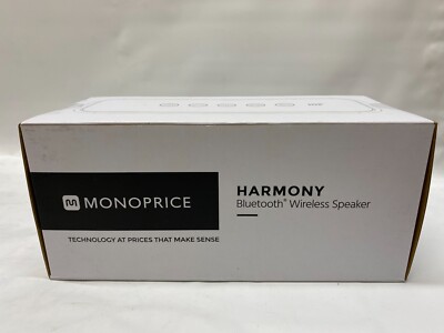 *NEW* Monoprice Harmony Bluetooth Wireless Speaker P/N 33827 - Steel Grey