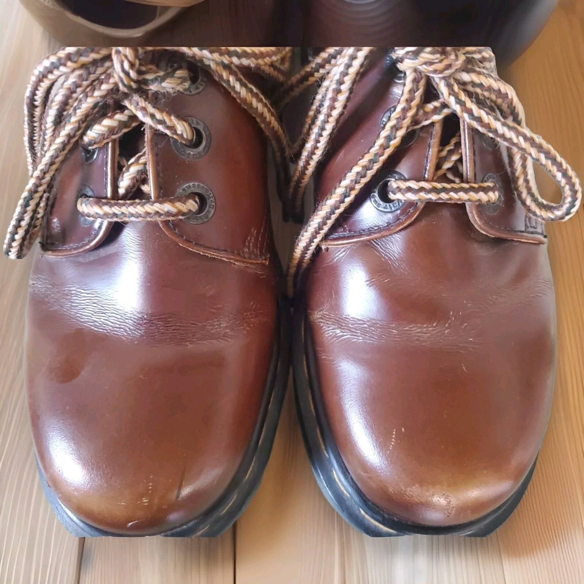 DOC DR Martens SHINY Leather Chunky Sole OXFORDS #8318 MADE DOC DR Martens SHINY Leather Chunky Sole OXFORDS #8318 MADE