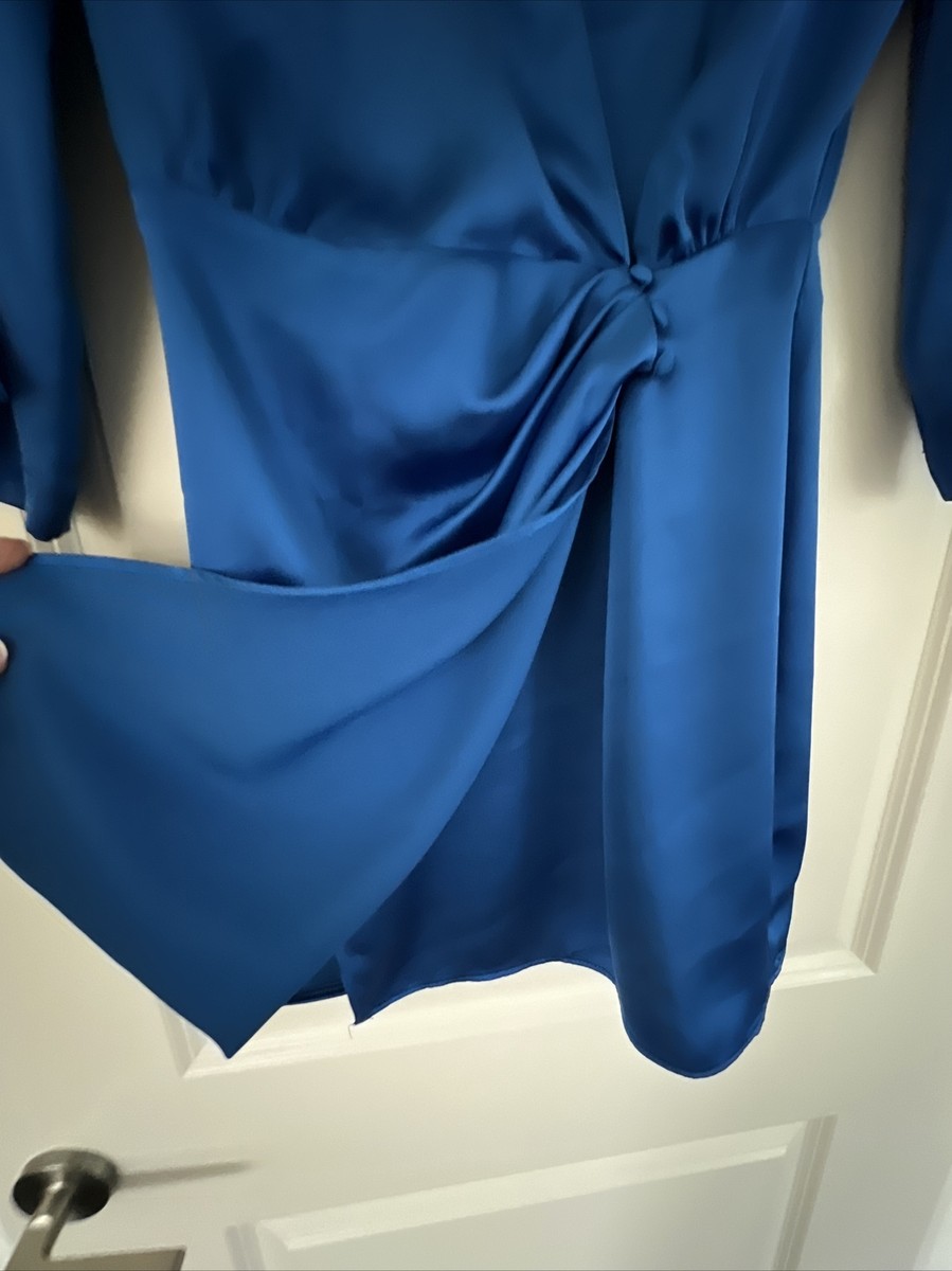blue sheer sleeve dress Dusty Blue Floral Embroidered Tulle Maxi Dress with Corset Bodice Custom Color / Above Knee / US8