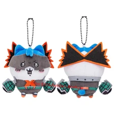 Chiikawa×My Hero Academia Hachiware×Bakugou Katsuki Plush Doll Keychain Pendant
