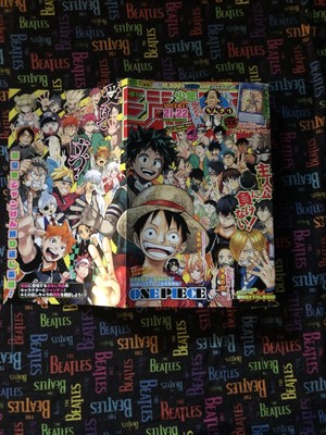 Weekly Shonen Jump 17 21 22 One Piece All Characters Poster Yugioh Card Ebay